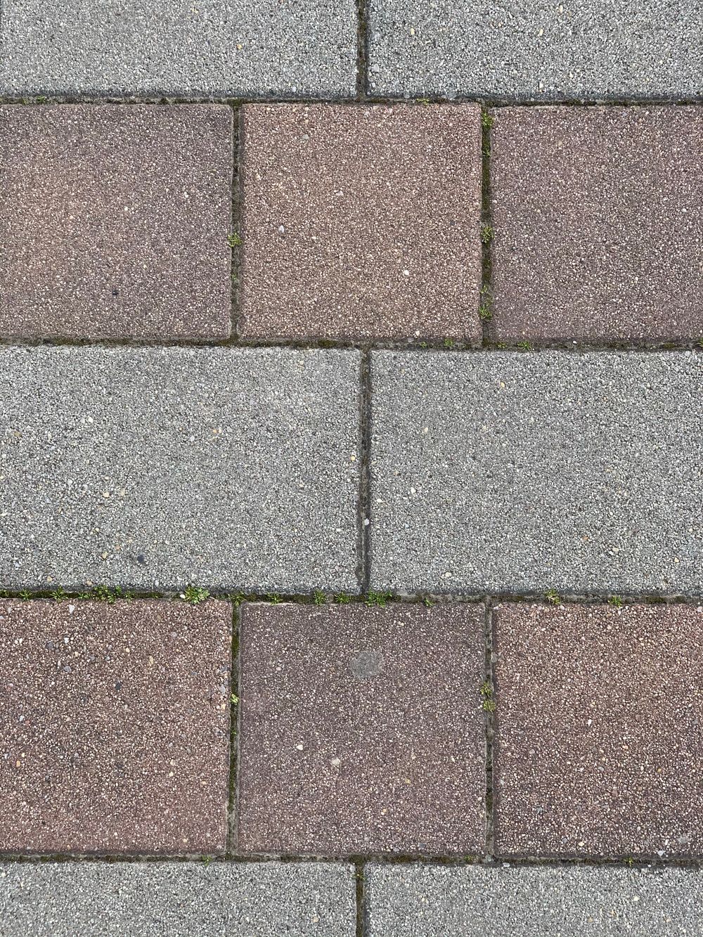Detail van klinkerverharding in een sierverband